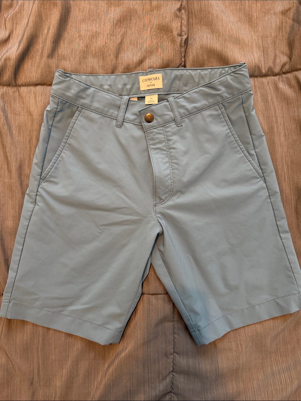 J. Crew Light Slate Blue Boys' Casual Shorts CrewCuts size 10 - active